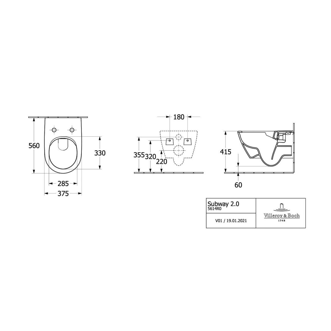 Miska WC Subway 2.0 Z Deską Wolnoopadającą CeramicPlus 5614R0R1+ 8M42S101 Villeroy&Boch Miska WC Subway 2.0 Z Deską Wolnoopadającą CeramicPlus 5614R0R1+ 8M42S101 Villeroy&Boch