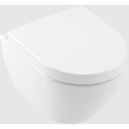 Miska WC Subway 2.0 Weiss Alpin CeramicPlus Z Deską Wolnoopadającą 5606R0R1+9M69S101 Villeroy&Boch