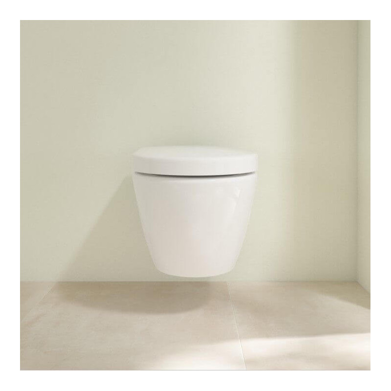 Miska WC Subway 2.0 Weiss Alpin CeramicPlus Z Deską Wolnoopadającą 5606R0R1+9M69S101 Villeroy&Boch Miska WC Subway 2.0 Weiss Alpin CeramicPlus Z Deską Wolnoopadającą 5606R0R1+9M69S101 Villeroy&Boch