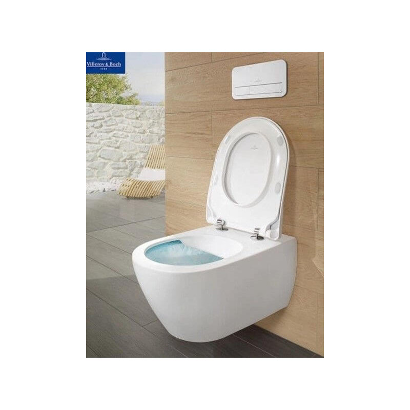 Miska WC Subway 2.0 Z Deską Wolnoopadającą 5606R001+9M69S101 Villeroy&Boch Miska WC Subway 2.0 Z Deską Wolnoopadającą 5606R001+9M69S101 Villeroy&Boch