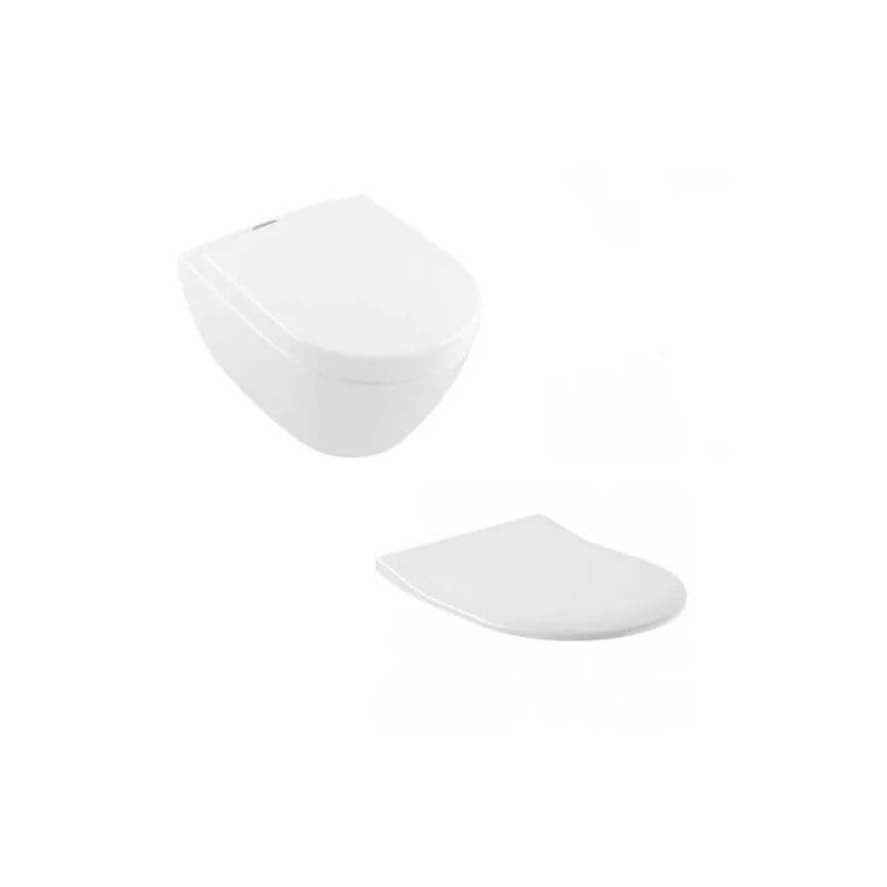 Miska WC Subway 2.0 ViFresh Z Deską Wolnoopadającą 5614A101+ 9M78S101 Villeroy&Boch Miska WC Subway 2.0 ViFresh Z Deską Wolnoopadającą 5614A101+ 9M78S101 Villeroy&Boch