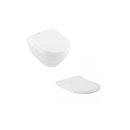 Miska WC Subway 2.0 ViFresh Z Deską Wolnoopadającą 5614A101+ 9M78S101 Villeroy&Boch