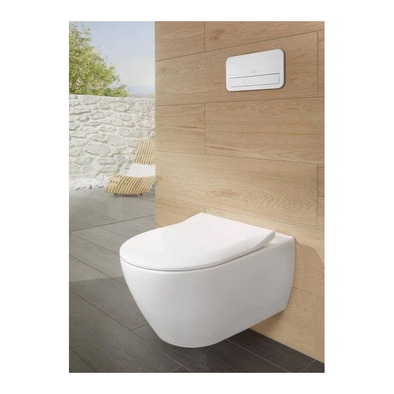 Miska WC Subway 2.0 Z Deską Wolnoopadającą CeramicPlus 5614A1R1+9M78S101 Villeroy&Boch Miska WC Subway 2.0 Z Deską Wolnoopadającą CeramicPlus 5614A1R1+9M78S101 Villeroy&Boch