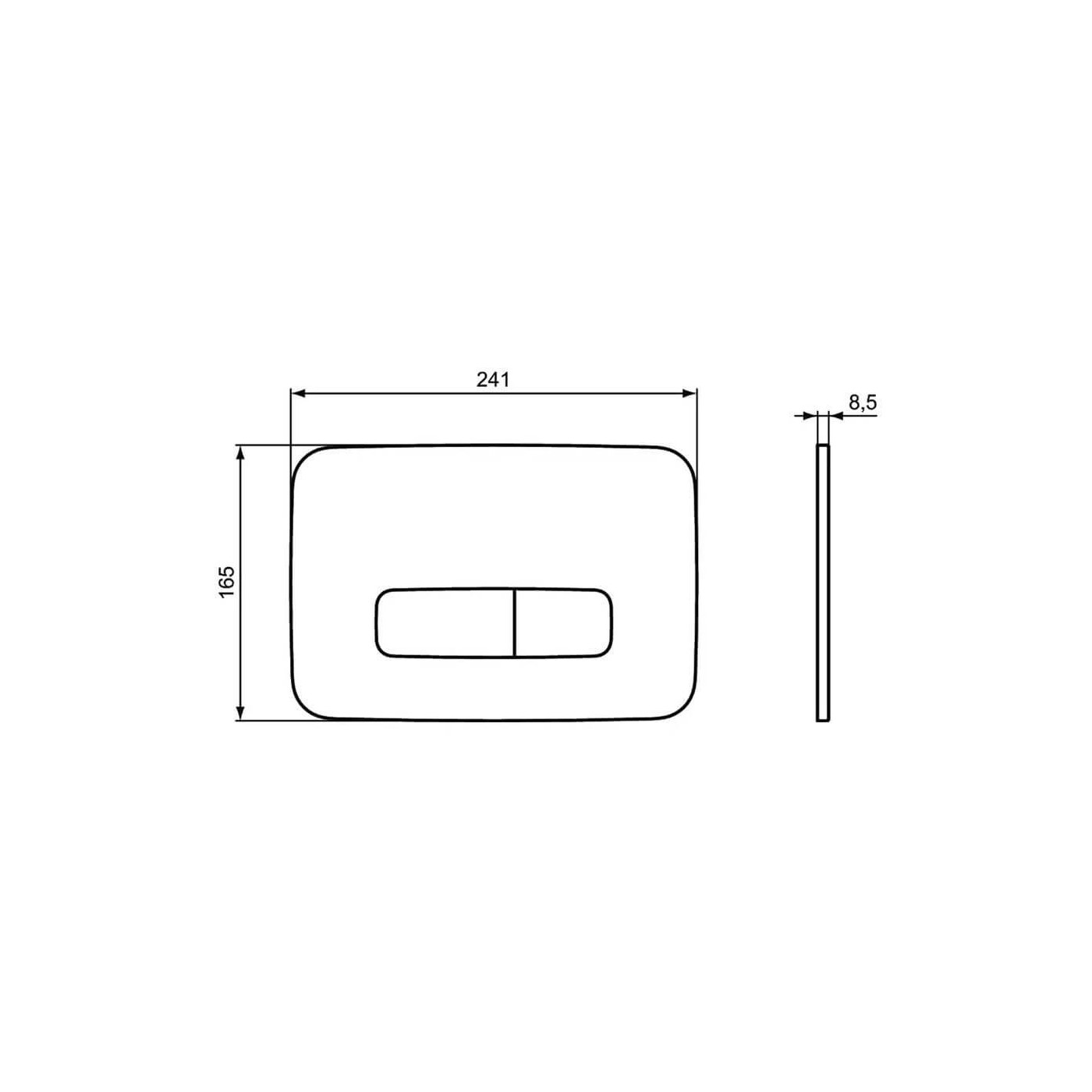 Stelaż Podtynkowy ProSys + Przycisk Silver Storm R020467 + R0459GN Ideal Standard Stelaż Podtynkowy ProSys + Przycisk Silver Storm R020467 + R0459GN Ideal Standard