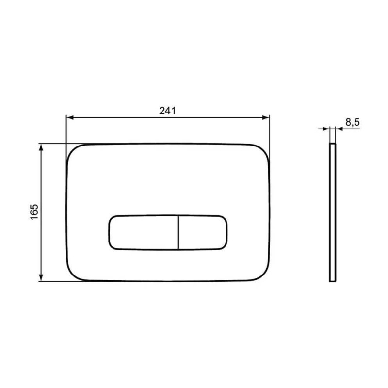 Stelaż Podtynkowy ProSys + Przycisk Silver Storm R020467 + R0459GN Ideal Standard Stelaż Podtynkowy ProSys + Przycisk Silver Storm R020467 + R0459GN Ideal Standard