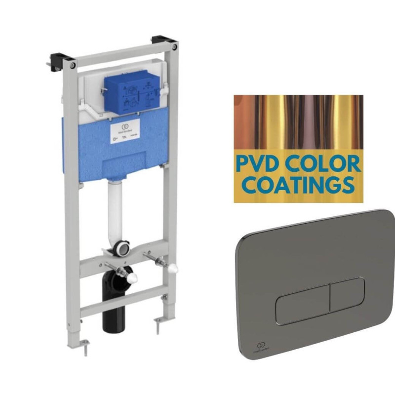 Stelaż Podtynkowy ProSys + Przycisk Magnetic Grey R020467 + R0459A5 Ideal Standard Stelaż Podtynkowy ProSys + Przycisk Magnetic Grey R020467 + R0459A5 Ideal Standard