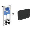 Stelaż Podtynkowy Prosys + Przycisk Czarny Mat R020467 + R0123A6 Ideal Standard Stelaż Podtynkowy Prosys + Przycisk Czarny Mat R020467 + R0123A6 Ideal Standard