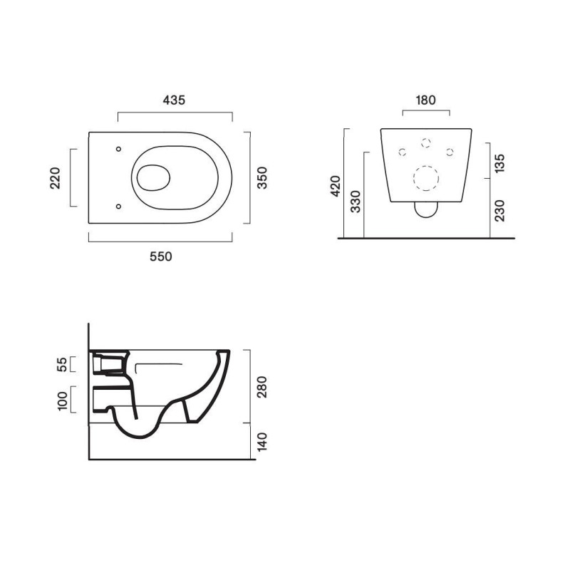 Miska Z Deską Wolnoopadającą Colori Czarny Mat 35x55 0511550022+5KFST00+5SCSTPNS Catalano Miska Z Deską Wolnoopadającą Colori Czarny Mat 35x55 0511550022+5KFST00+5SCSTPNS Catalano