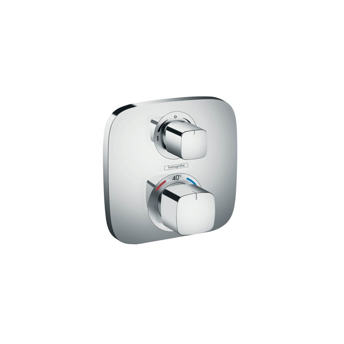 Bateria Termostatyczna Podtynkowa Z Zaworem Odcinającym Ecostat E Hansgrohe 15708000 Bateria Termostatyczna Podtynkowa Z Zaworem Odcinającym Ecostat E Hansgrohe 15708000