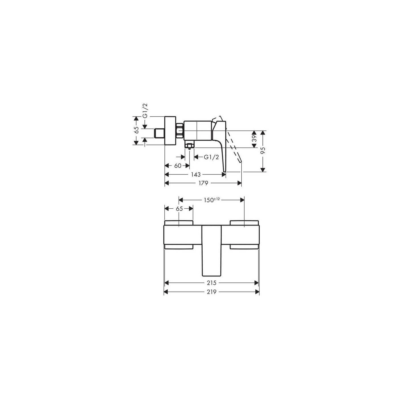 Bateria Prysznicowa Metropol 32560000 Hansgrohe Bateria Prysznicowa Metropol 32560000 Hansgrohe