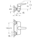 Bateria Prysznicowa Solid S A42445EXP Vitra Bateria Prysznicowa Solid S A42445EXP Vitra