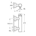 Bateria Prysznicowa Nest A42383EXP Vitra Bateria Prysznicowa Nest A42383EXP Vitra