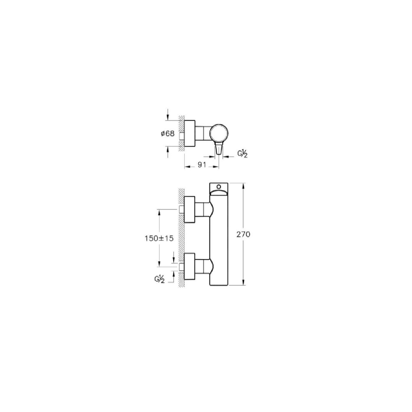 Bateria Prysznicowa Nest A42383EXP Vitra Bateria Prysznicowa Nest A42383EXP Vitra