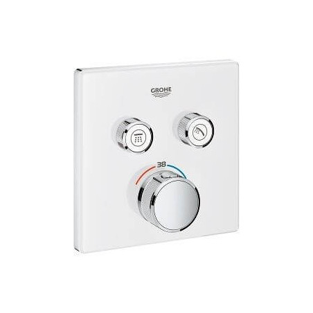 Bateria Termostatyczna Do Obsługi Dwóch Wyjść Wody Grohtherm SmartControl Moon White 29156LS0 Grohe