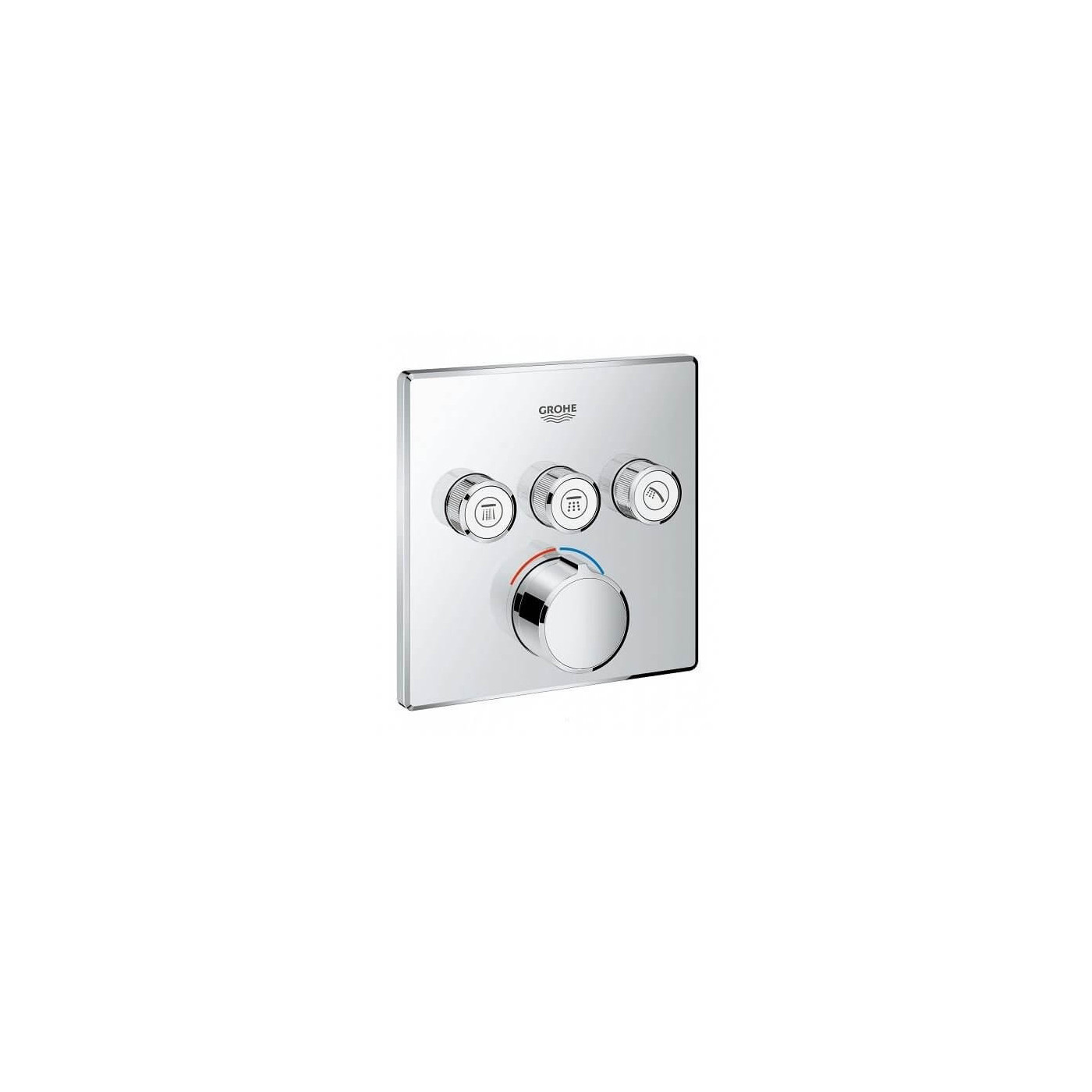 Bateria Podtynkowa Do Obsługi Trzech Wyjść Wody SmartControl 29149000 Grohe Bateria Podtynkowa Do Obsługi Trzech Wyjść Wody SmartControl 29149000 Grohe