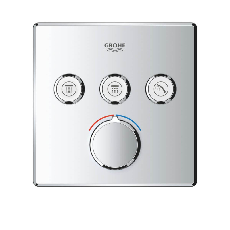 Bateria Podtynkowa Do Obsługi Trzech Wyjść Wody SmartControl 29149000 Grohe Bateria Podtynkowa Do Obsługi Trzech Wyjść Wody SmartControl 29149000 Grohe