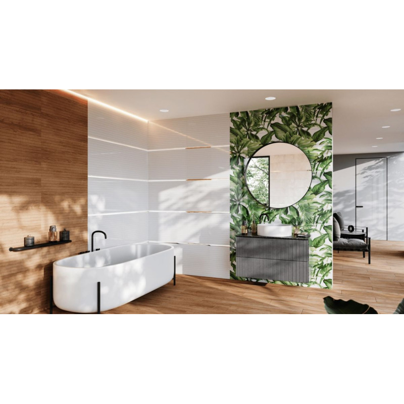 Dekor Garden Tropic A 75x25 Ceramica Bianca Dekor Garden Tropic A 75x25 Ceramica Bianca