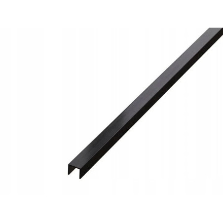 Listwa Profil U Czarny Mat 1x244 cm Gandalf
