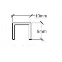Listwa Profil U Czarny Mat 1x244 cm Gandalf Listwa Profil U Czarny Mat 1x244 cm Gandalf
