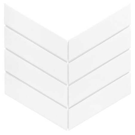 Płytka Royal Chevron White 31,85x22,4 Dunin