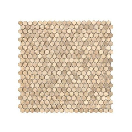 Mozaika Allumi Gold Hexagon 14 30x30 Dunin