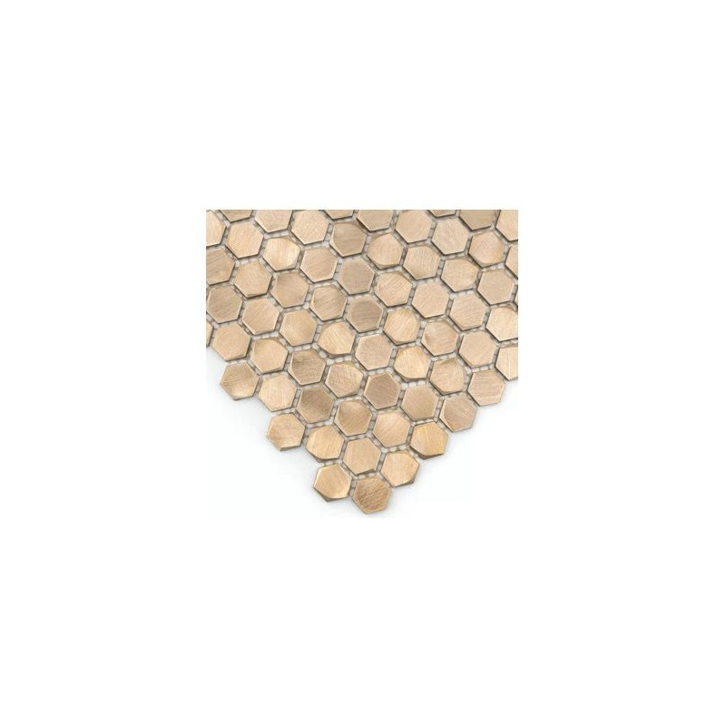 Mozaika Allumi Gold Hexagon 14 30x30 Dunin Mozaika Allumi Gold Hexagon 14 30x30 Dunin