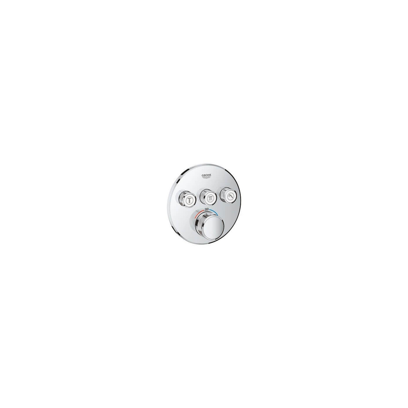 Bateria Termostatyczna Do Obsługi Trzech Wyjść Wody Grohtherm SmartControl 29121000 Grohe Bateria Termostatyczna Do Obsługi Trzech Wyjść Wody Grohtherm SmartControl 29121000 Grohe