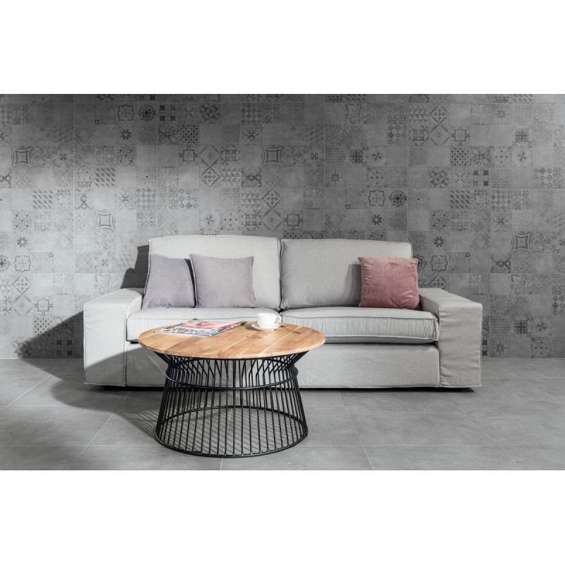 Płytka Betonico Czarna Mat 59,8x119,8 Rako Płytka Betonico Czarna Mat 59,8x119,8 Rako