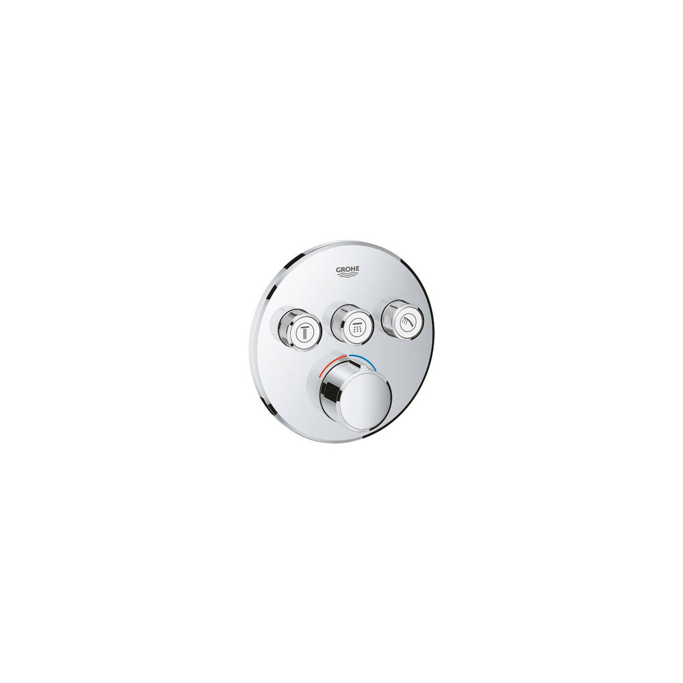 Bateria Podtynkowa Do Obsługi Trzech Wyjść Wody SmartControl 29146000 Grohe Bateria Podtynkowa Do Obsługi Trzech Wyjść Wody SmartControl 29146000 Grohe