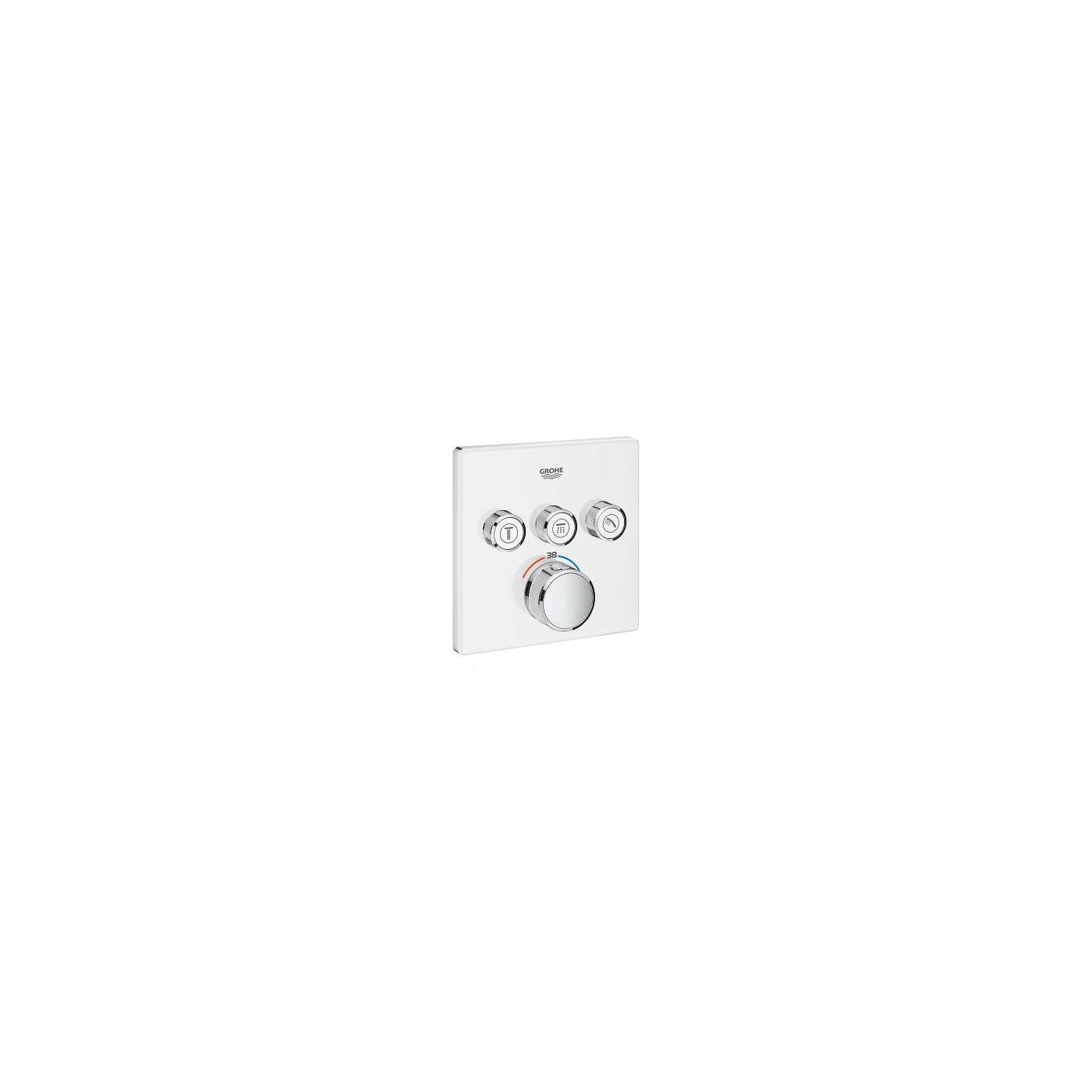 Bateria Termostatyczna Do Obsługi Trzech Wyjść Wody Grohtherm SmartControl Moon White 29157LS0 Grohe Bateria Termostatyczna Do Obsługi Trzech Wyjść Wody Grohtherm SmartControl Moon White 29157LS0 Grohe