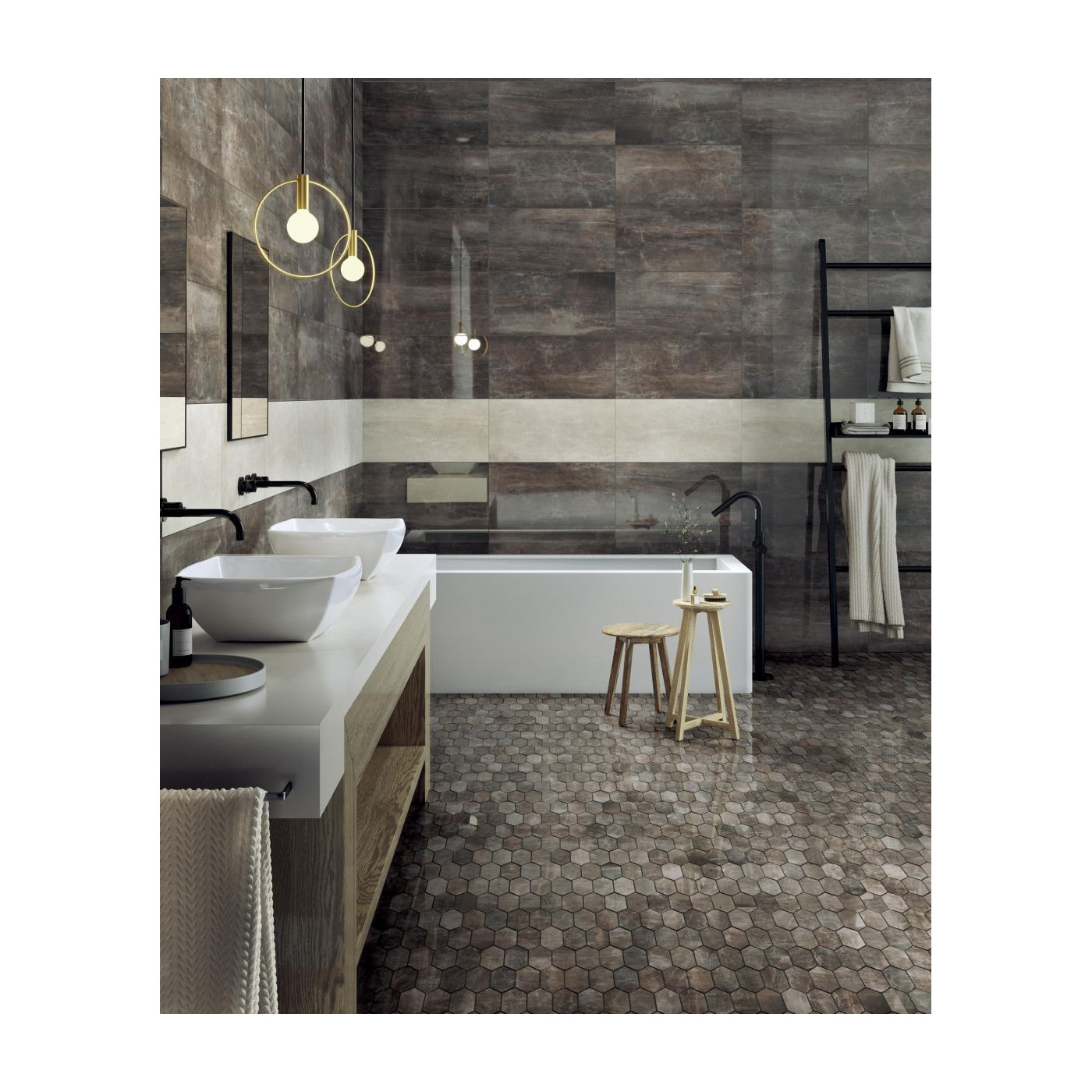 Płytka Fossil Piombo Lux 120x60 Serenissima Płytka Fossil Piombo Lux 120x60 Serenissima