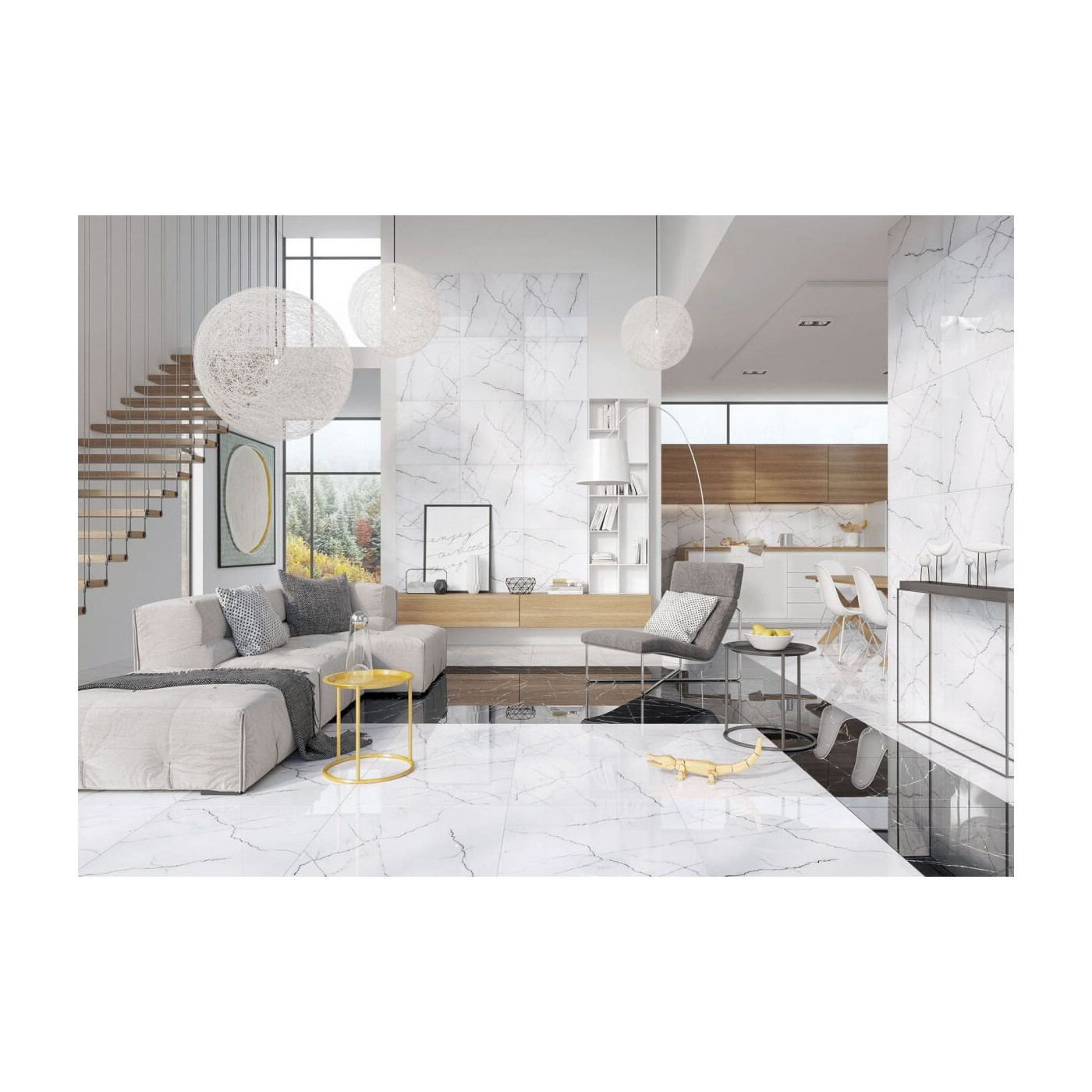 Płytka Mavros Bianco 60x60 GRS-308 A.P Ceramstic Płytka Mavros Bianco 60x60 GRS-308 A.P Ceramstic