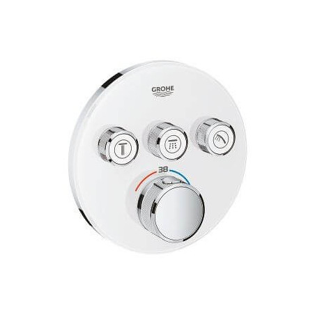 Bateria Termostatyczna Do Obsługi Trzech Wyjść Wody Grohtherm SmartControl Moon White 29904LS0 Grohe