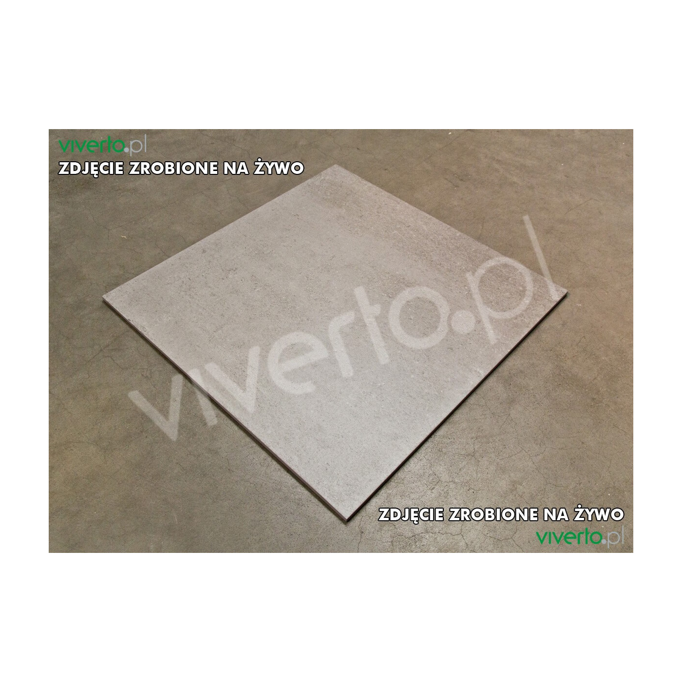Płytka Ceramiczna Cemento Ciemnoszara 60x60 DAK63661 Rako Płytka Ceramiczna Cemento Ciemnoszara 60x60 DAK63661 Rako