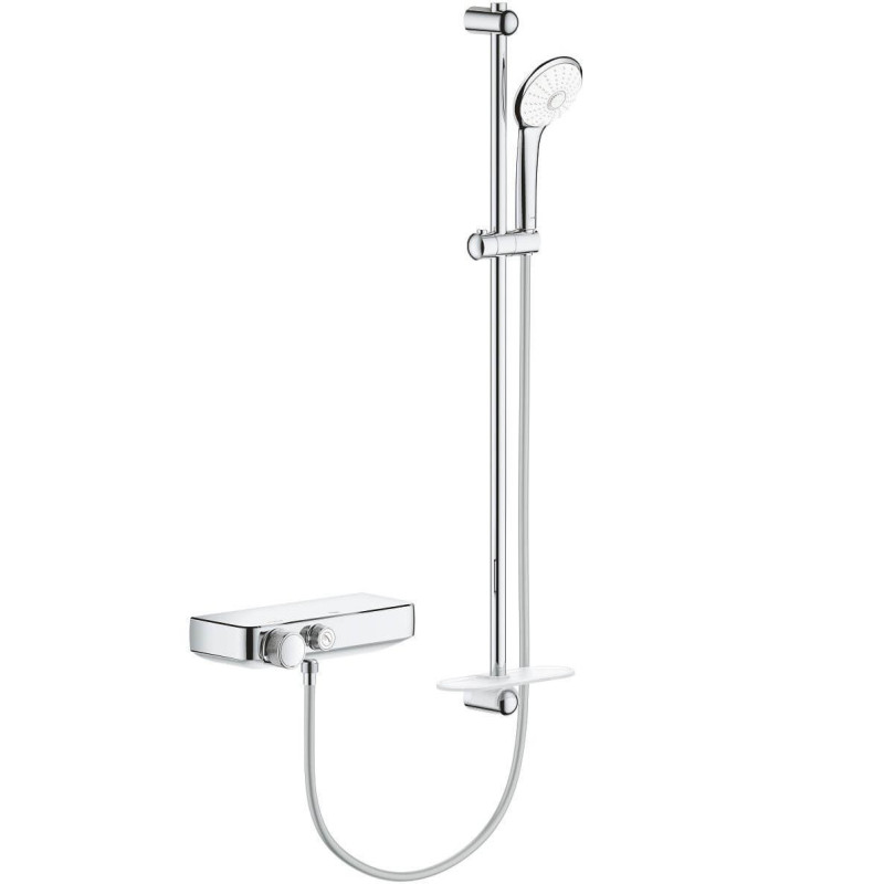 Bateria Prysznicowa Z Termostatem Z Zestawem Prysznicowym Grohtherm SmartControl 34721000 Grohe Bateria Prysznicowa Z Termostatem Z Zestawem Prysznicowym Grohtherm SmartControl 34721000 Grohe