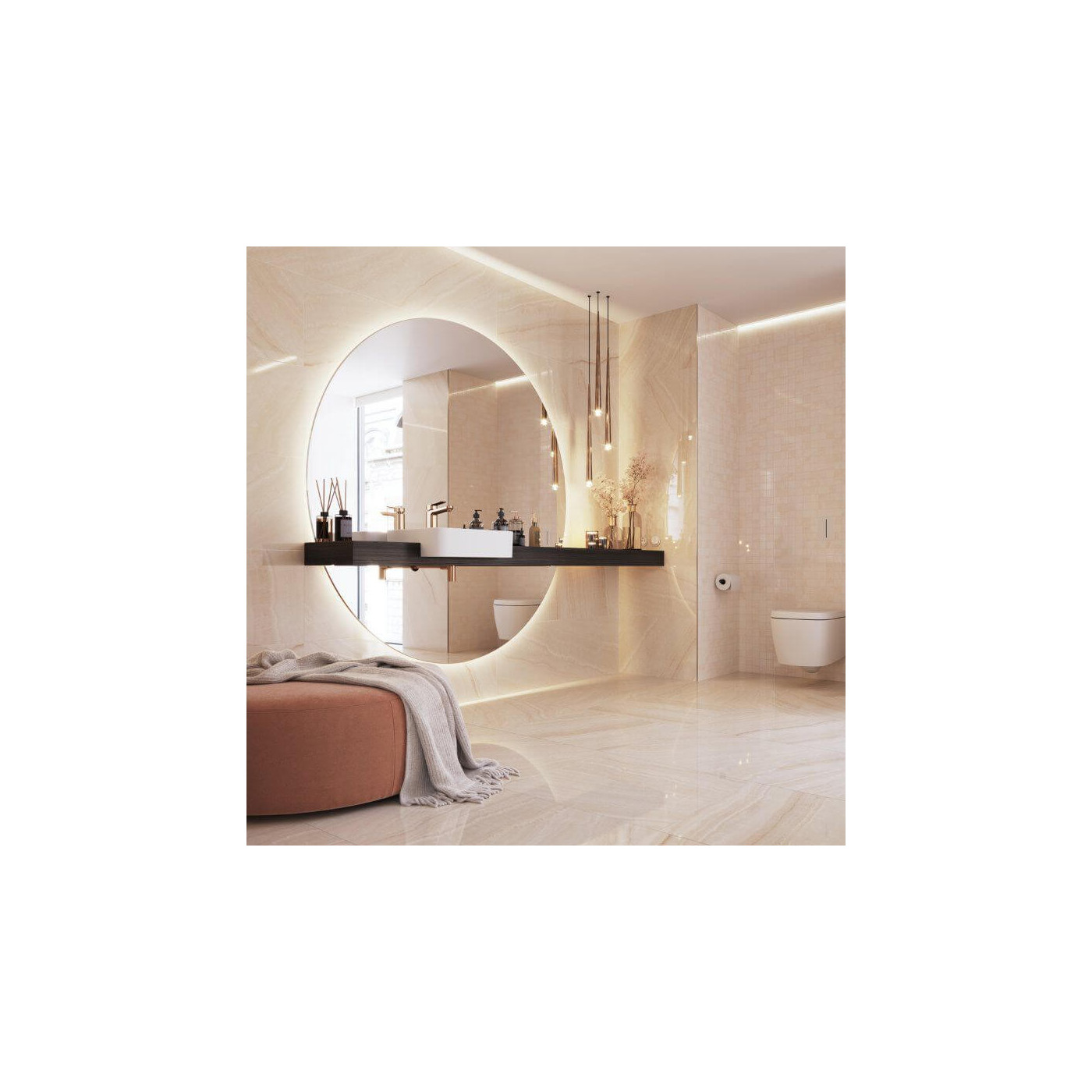 Płytka Ścienna Onyx Jasnobeżowa 40x120 Rako Płytka Ścienna Onyx Jasnobeżowa 40x120 Rako