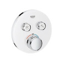 Bateria Termostatyczna Do Obsługi Dwóch Wyjść Wody Grohtherm SmartControl Moon White 29151LS0 Grohe Bateria Termostatyczna Do Obsługi Dwóch Wyjść Wody Grohtherm SmartControl Moon White 29151LS0 Grohe