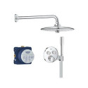 Podtynkowy Zestaw Prysznicowy Grohtherm SmartControl 34744000 Grohe Podtynkowy Zestaw Prysznicowy Grohtherm SmartControl 34744000 Grohe