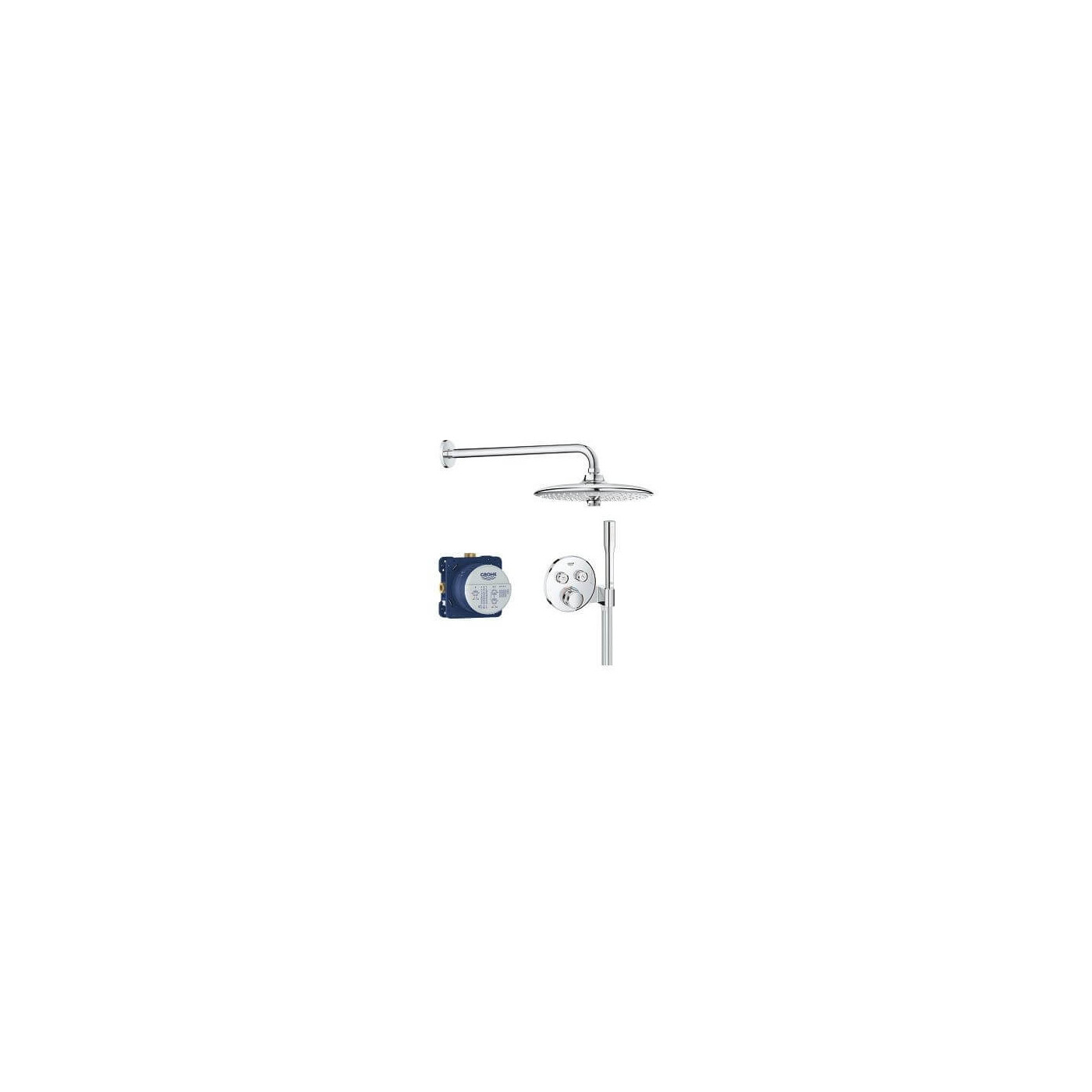 Podtynkowy Zestaw Prysznicowy Grohtherm SmartControl 34744000 Grohe Podtynkowy Zestaw Prysznicowy Grohtherm SmartControl 34744000 Grohe