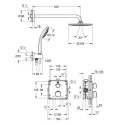 Podtynkowy Zestaw Prysznicowy Z Deszczownicą Rainshower Cosmopolitan 210 Grohtherm 34734000 Grohe Podtynkowy Zestaw Prysznicowy Z Deszczownicą Rainshower Cosmopolitan 210 Grohtherm 34734000 Grohe