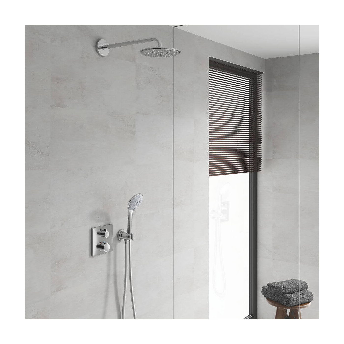 Podtynkowy Zestaw Prysznicowy Z Deszczownicą Rainshower Cosmopolitan 210 Grohtherm 34734000 Grohe Podtynkowy Zestaw Prysznicowy Z Deszczownicą Rainshower Cosmopolitan 210 Grohtherm 34734000 Grohe