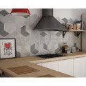 Dekor Rhombus Dark Grey 14x24 Equipe Dekor Rhombus Dark Grey 14x24 Equipe