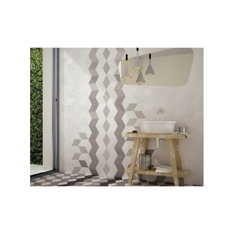 Dekor Rhombus Dark Grey 14x24 Equipe Dekor Rhombus Dark Grey 14x24 Equipe