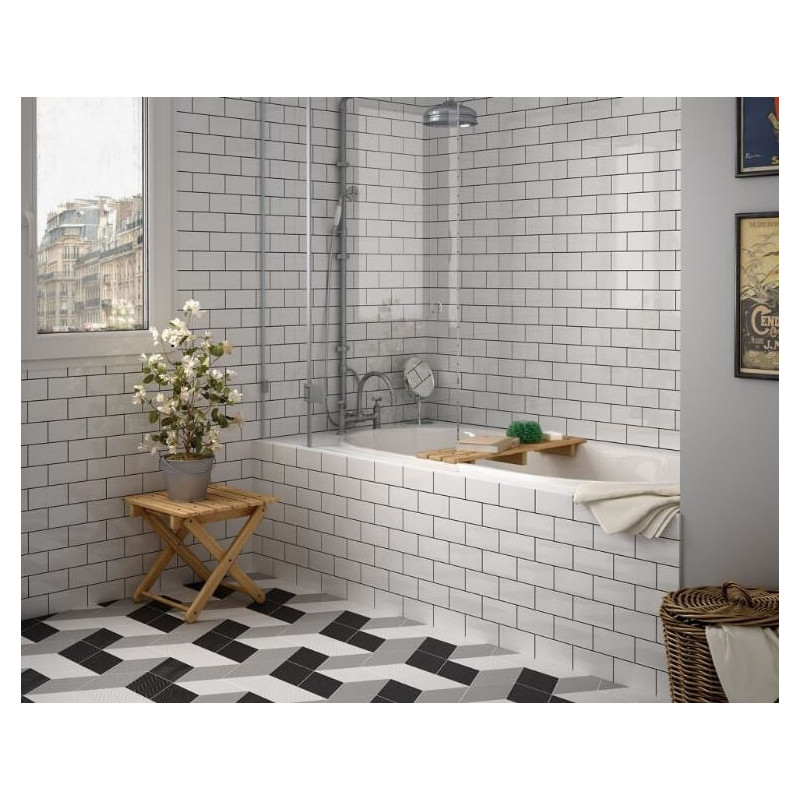 Dekor Rhombus Dark Grey 14x24 Equipe Dekor Rhombus Dark Grey 14x24 Equipe