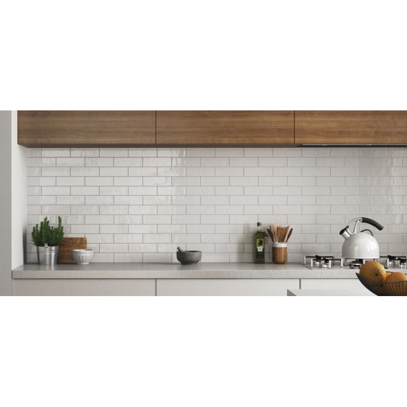 Płytka Ścienna Dekoracyjna Country Blanco 6,5x20 Equipe Płytka Ścienna Dekoracyjna Country Blanco 6,5x20 Equipe