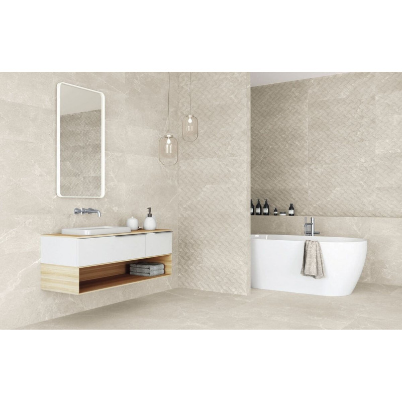 Płytka Dekoracyjna Freccia Kingstone Cream 33,3x100 AB Płytka Dekoracyjna Freccia Kingstone Cream 33,3x100 AB