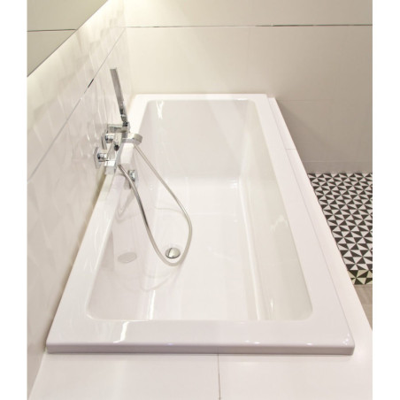 Wanna Prostokątna Do Zabudowy Lusso 170x75 Odpływ Środkowy Riho