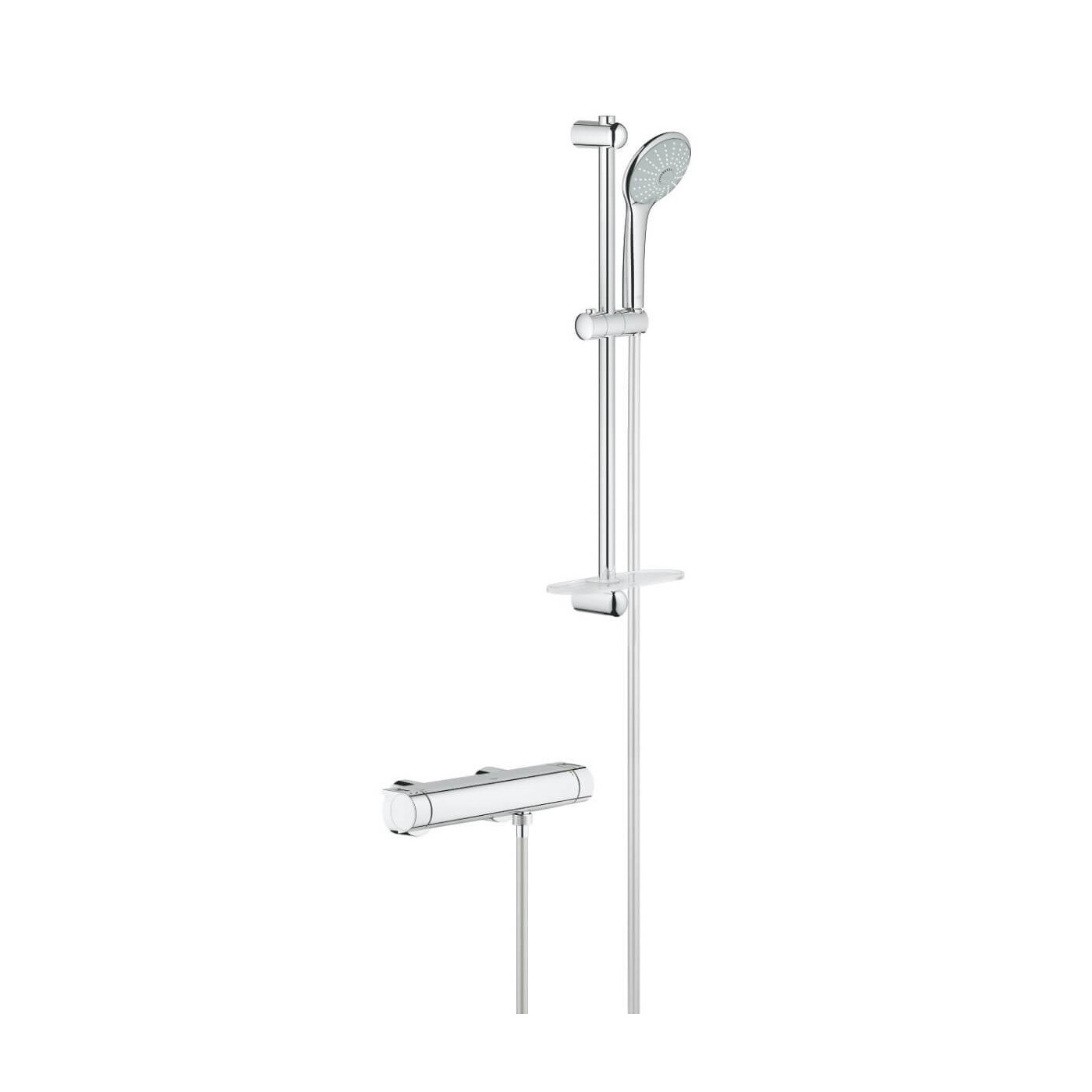 Bateria Prysznicowa Z Termostatem Z Zestawem Prysznicowym Grohtherm 2000 34195001 Grohe Bateria Prysznicowa Z Termostatem Z Zestawem Prysznicowym Grohtherm 2000 34195001 Grohe