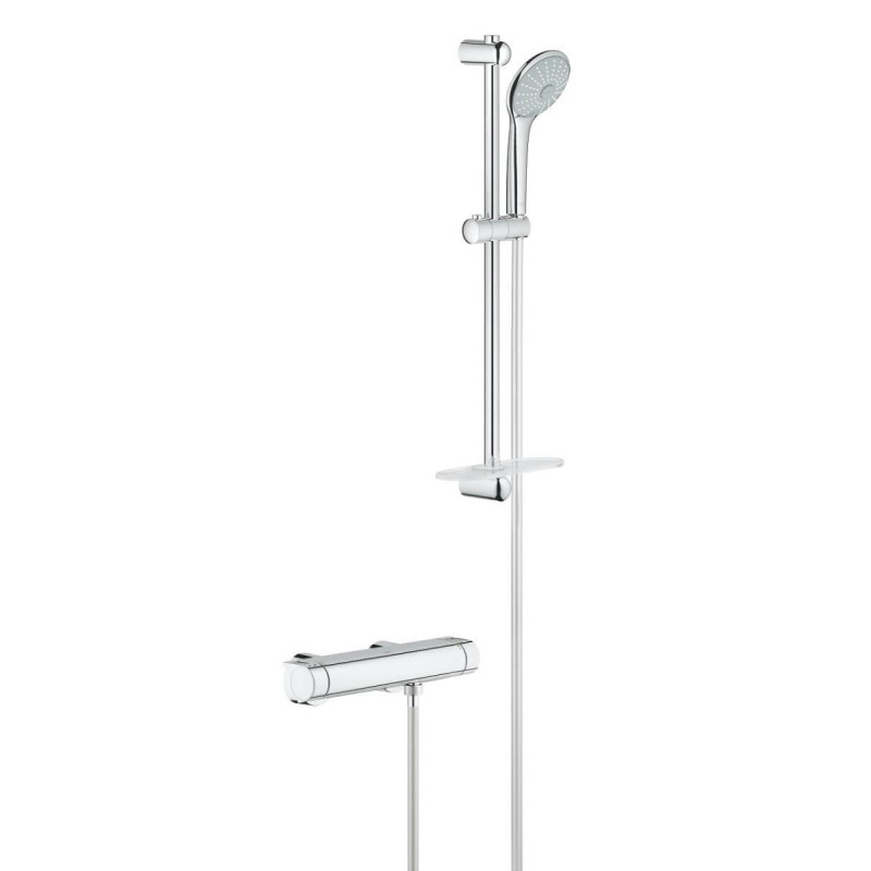Bateria Prysznicowa Z Termostatem Z Zestawem Prysznicowym Grohtherm 2000 34195001 Grohe Bateria Prysznicowa Z Termostatem Z Zestawem Prysznicowym Grohtherm 2000 34195001 Grohe