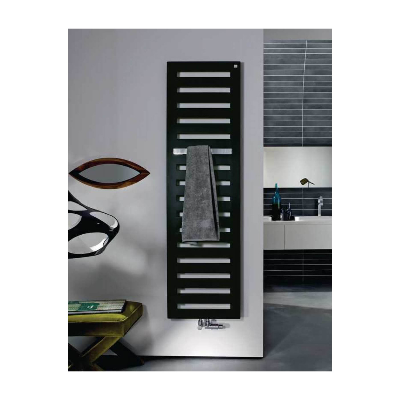 Grzejnik Łazienkowy Metropolitan Bar Black Quarz 1225x500 MEP 120-050/M0550 Zehnder Grzejnik Łazienkowy Metropolitan Bar Black Quarz 1225x500 MEP 120-050/M0550 Zehnder